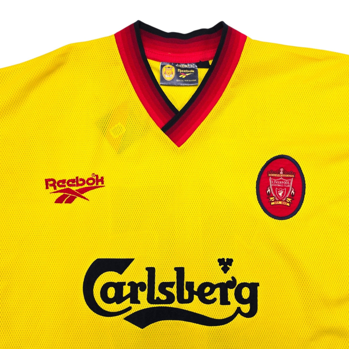 1997/99 Liverpool Away Football Shirt (2XL) Reebok #15 Berger