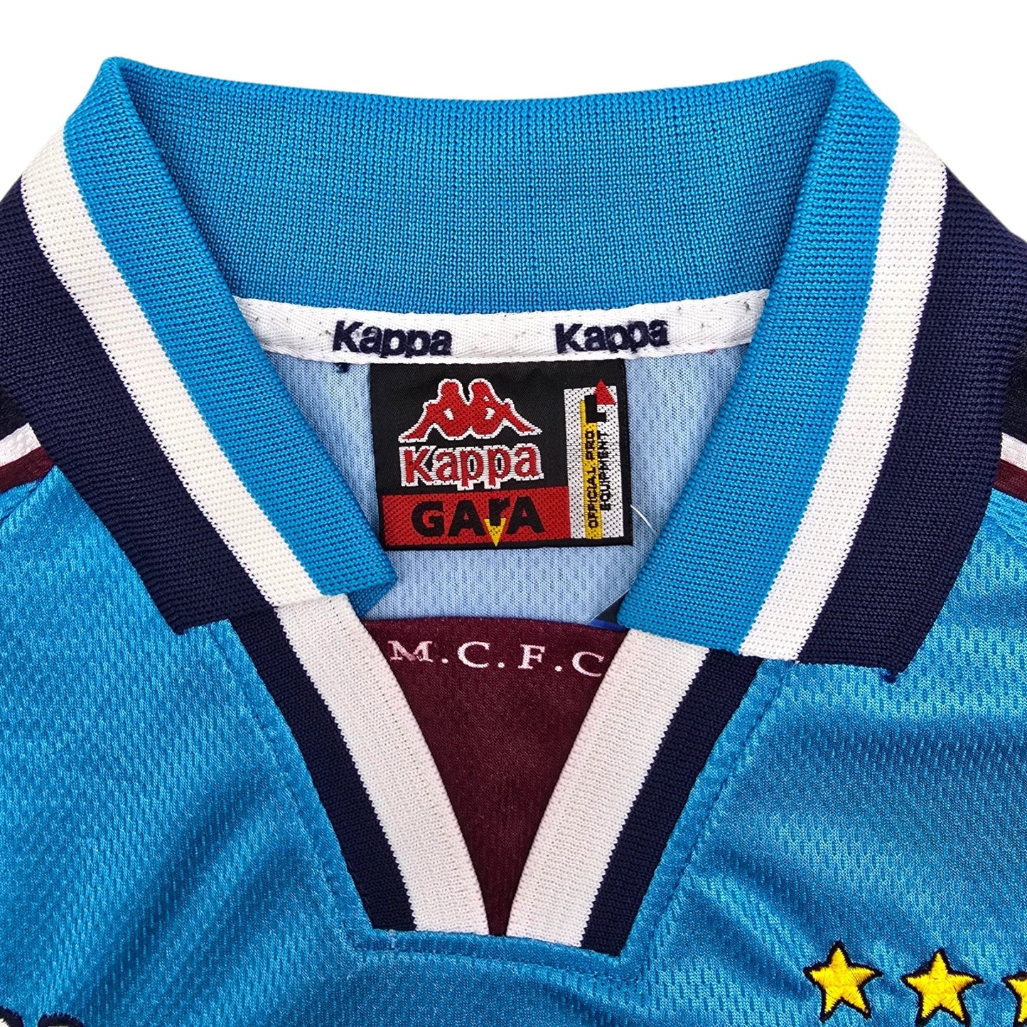 1997/99 Manchester City Home Football Shirt (L) Kappa
