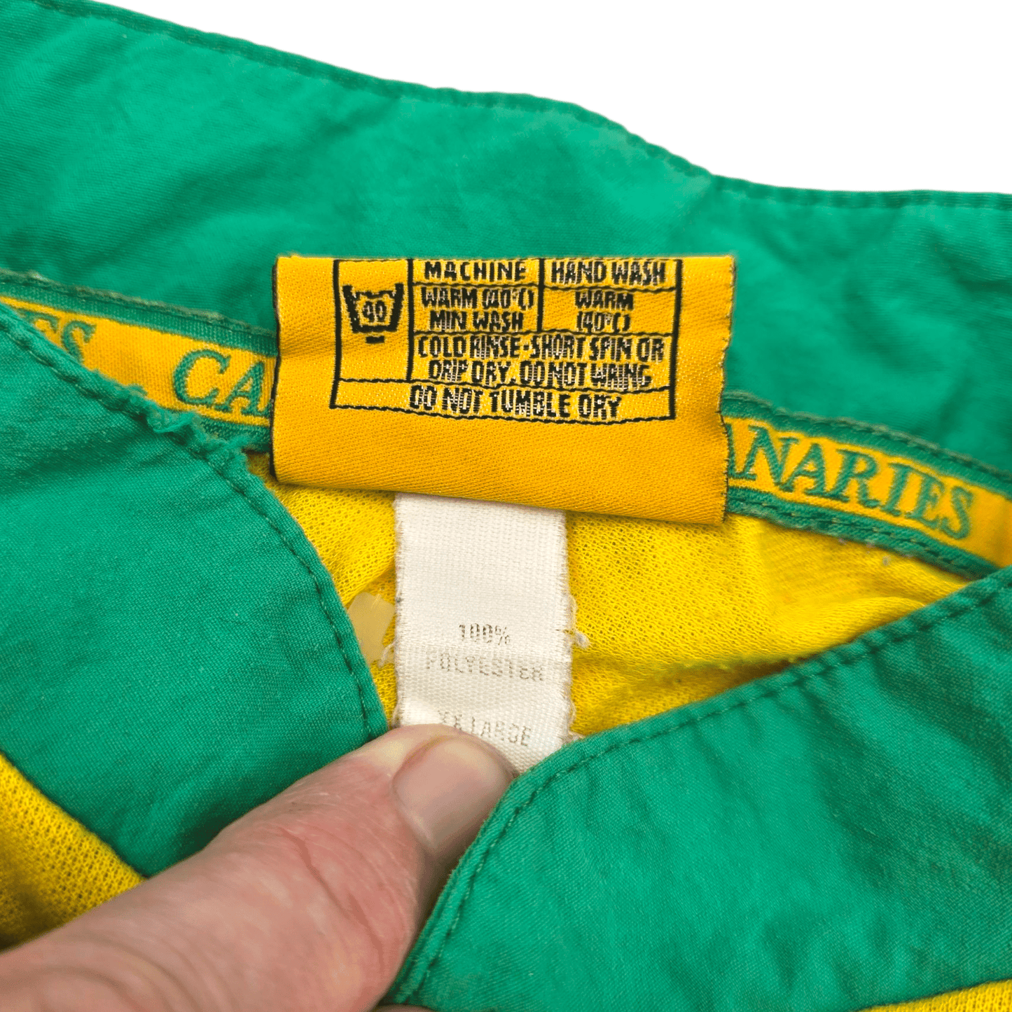 1997/99 Norwich City Home Football Shirt (XL) PONY (Sponsorless Version)