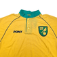 1997/99 Norwich City Home Football Shirt (XL) PONY (Sponsorless Version)