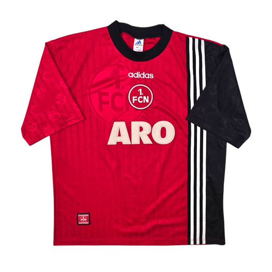 1997/99 Nurnberg Home Football Shirt (XL) Adidas (Signed)
