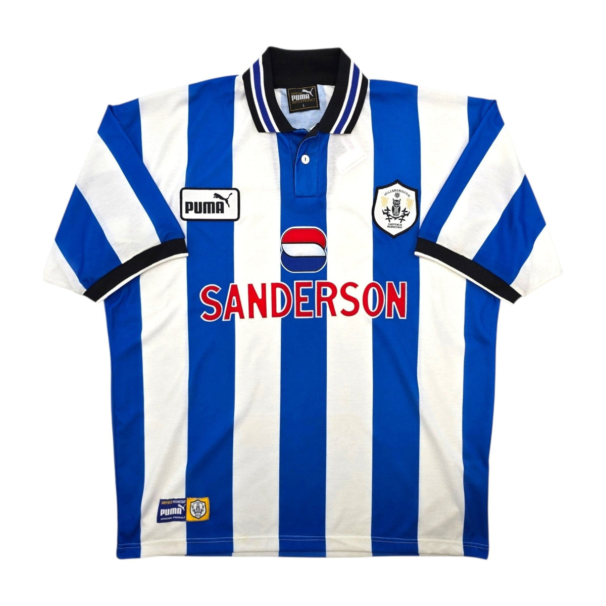 1997/99 Sheffield Wednesday Home Football Shirt (L) Puma