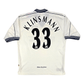 1997/99 Tottenham Hotspur Home Football Shirt (L) PONY #33 Klinsmann