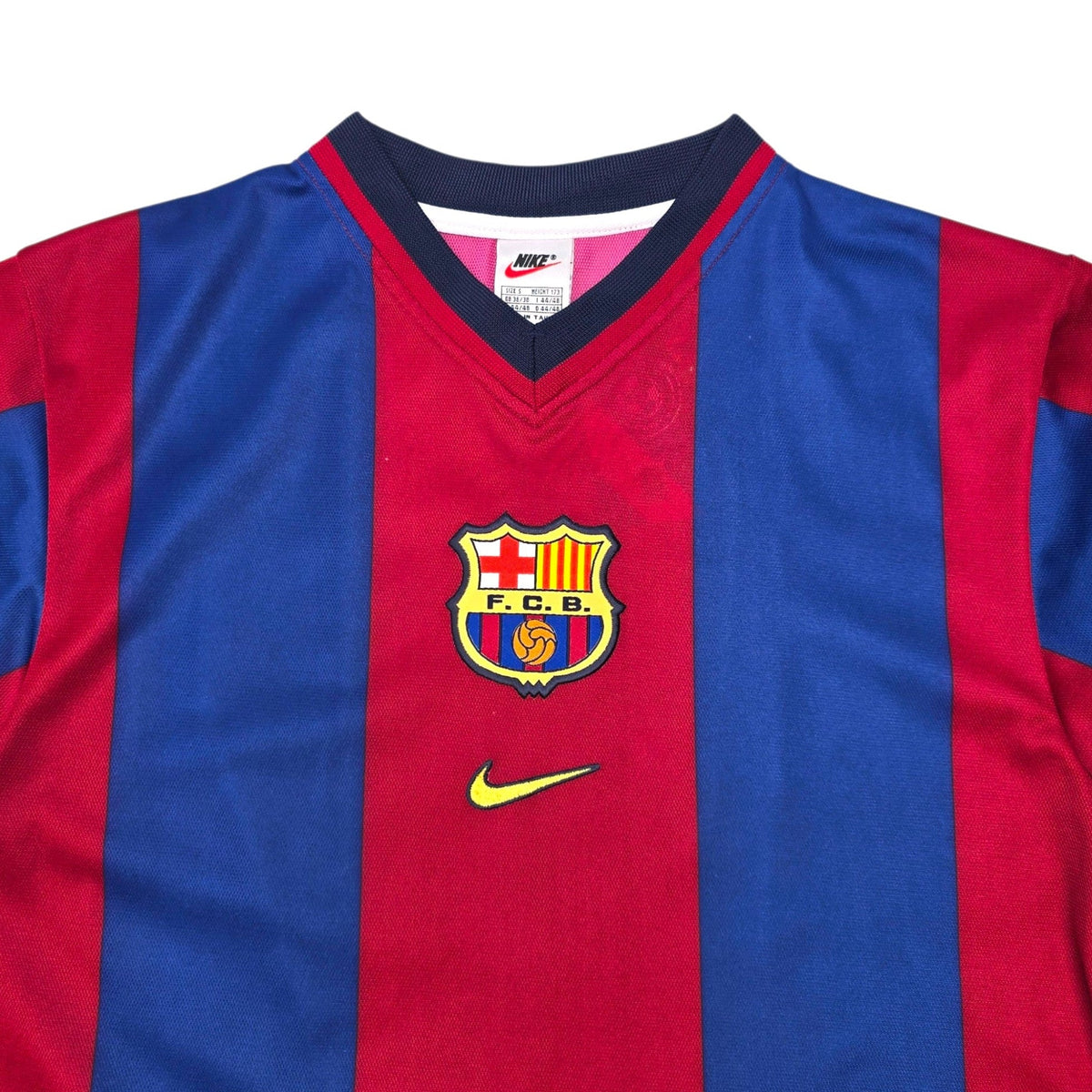1998/00 Barcelona Home Football Shirt (S) Nike