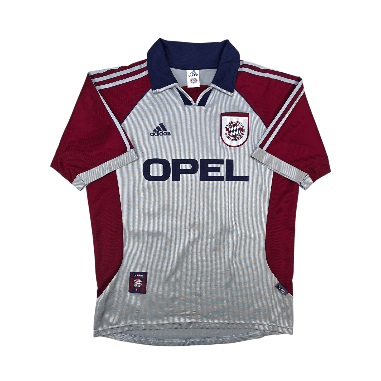 1998/00 Bayern Munich Third Football Shirt (M) Adidas #19 Janker