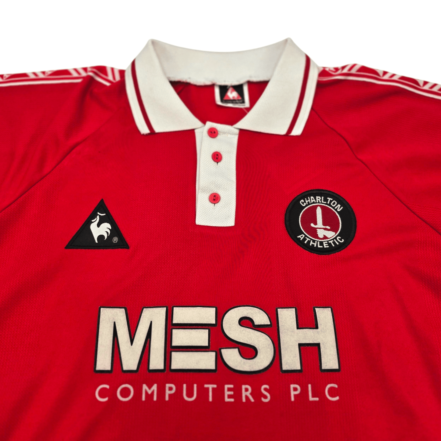 1998/00 Charlton Athletic Home Football Shirt (XL) Le Coq Sportif #8 Kinsella