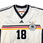 1998/00 Germany Home Football Shirt (M) Adidas #18 Klinsmann
