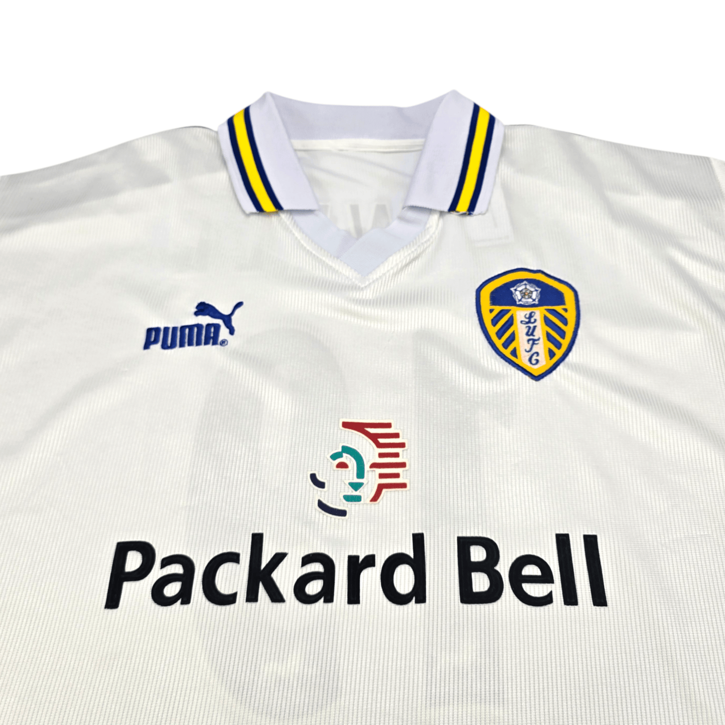1998/00 Leeds United Home Football Shirt (L) Puma #19 Kewell