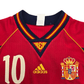 1998/00 Spain Home Football Shirt (L) Adidas #10 Raul