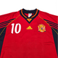 1998/00 Spain Home Football Shirt (L) Adidas #10 Raul