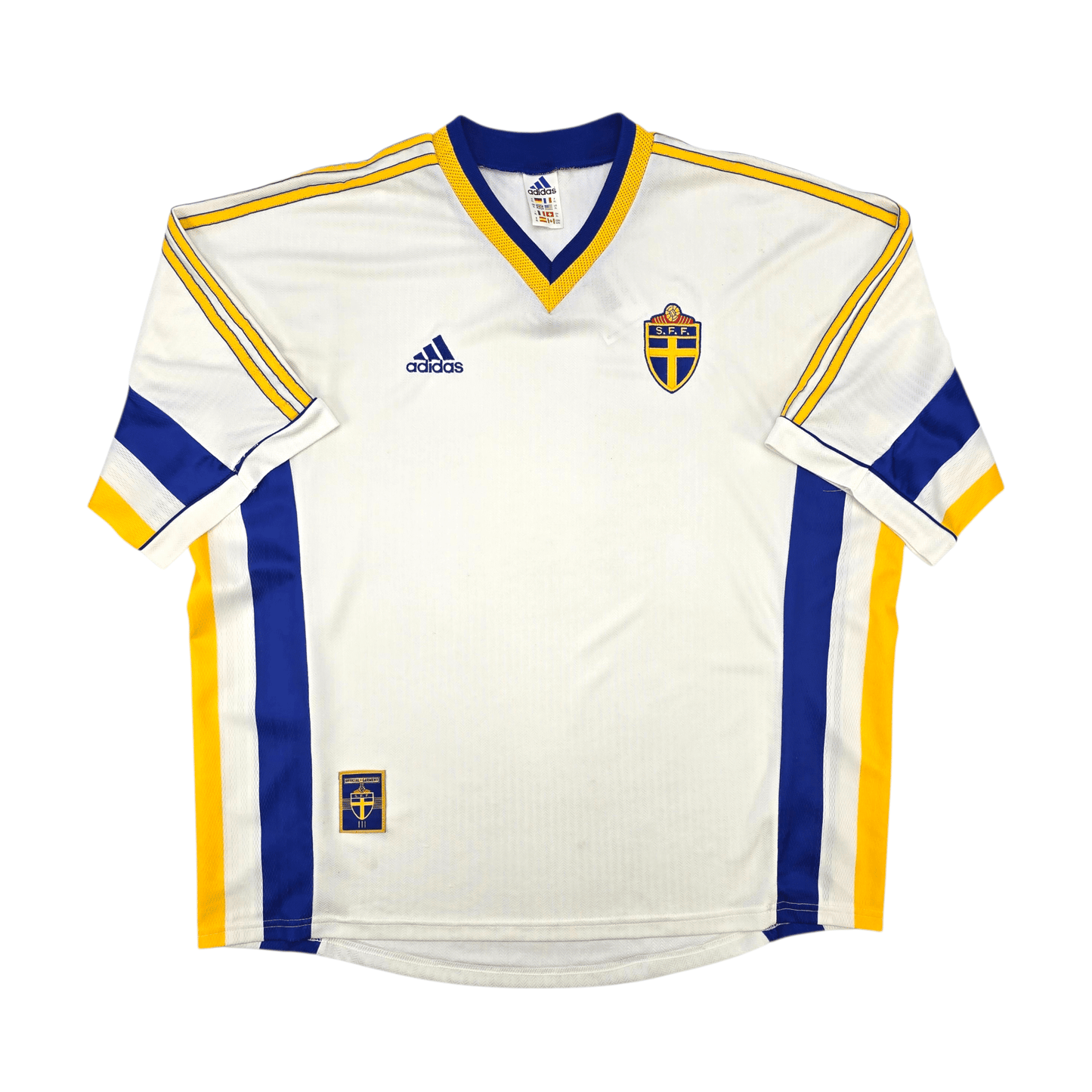 1998/00 Sweden Away Football Shirt (XL) Adidas