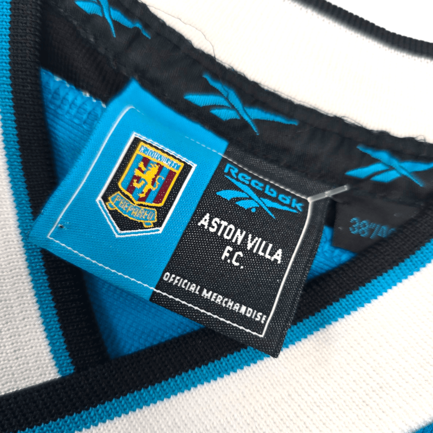 1998/99 Aston Villa Away Football Shirt (M) Reebok