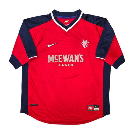 1998/99 Glasgow Rangers Away Football Shirt (L) Nike