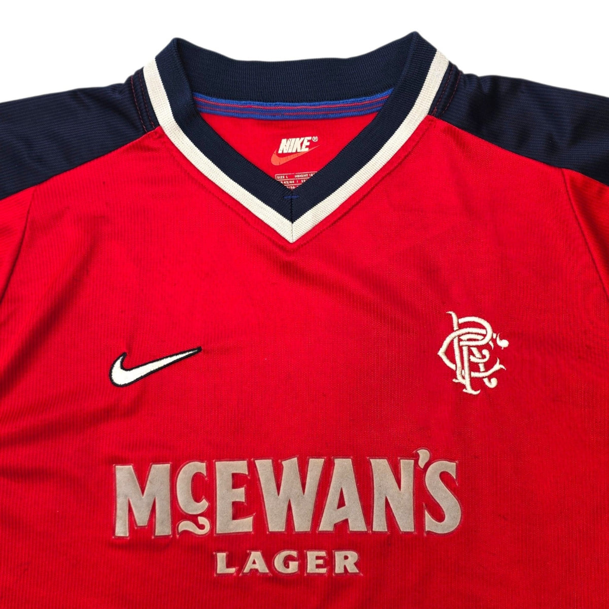 1998/99 Glasgow Rangers Away Football Shirt (L) Nike
