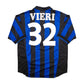 1998/99 Inter Milan Home Football Shirt (M) Nike #32 Vieri