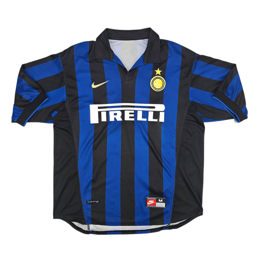 1998/99 Inter Milan Home Football Shirt (M) Nike