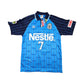 1998/99 Jubilo Iwata Home Football Shirt (M) Puma #7 Nanami