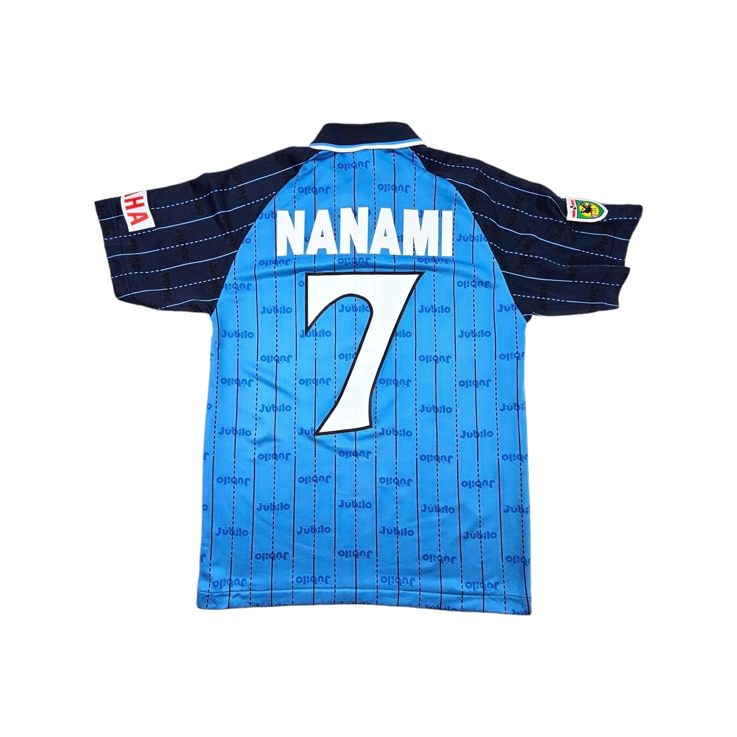 1998/99 Jubilo Iwata Home Football Shirt (M) Puma #7 Nanami
