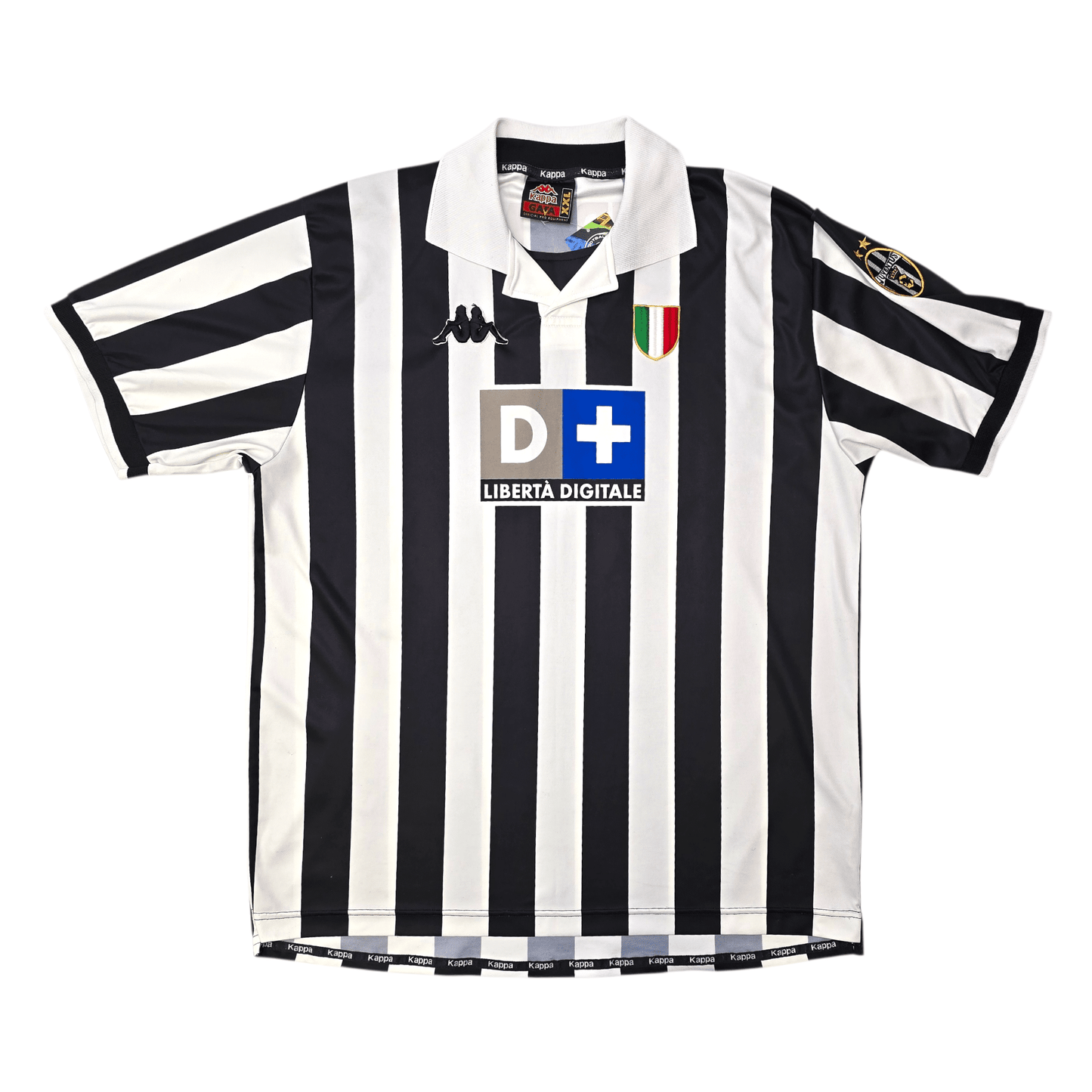 1998/99 Juventus Home Football Shirt (2XL) Kappa #21 Zidane