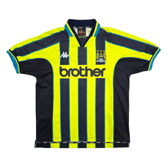 1998/99 Manchester City Away Football Shirt (XL) Kappa