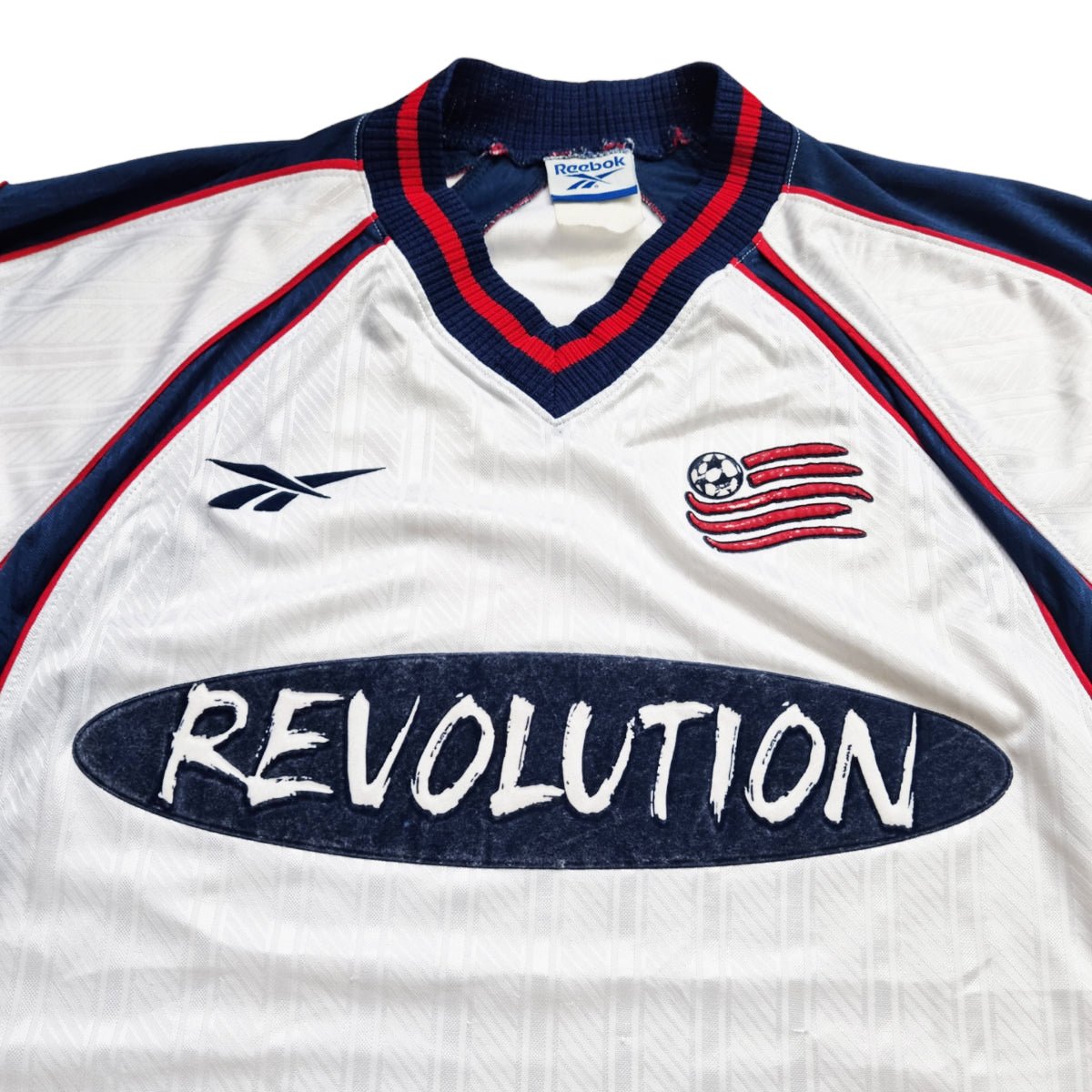 1998/99 New England Revolution Away Football Shirt (L) Reebok