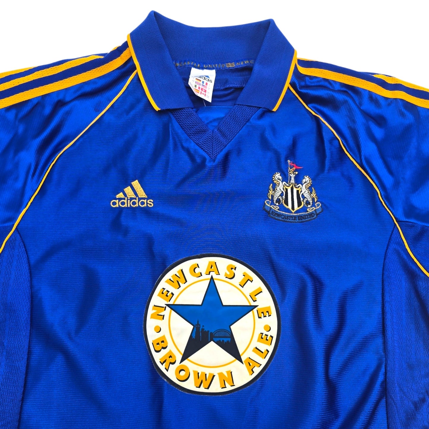 1998/99 Newcastle United Away Football Shirt (L) Adidas