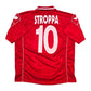 1998/99 Piacenza Home Football Shirt (M) Lotto #10 Stroppa