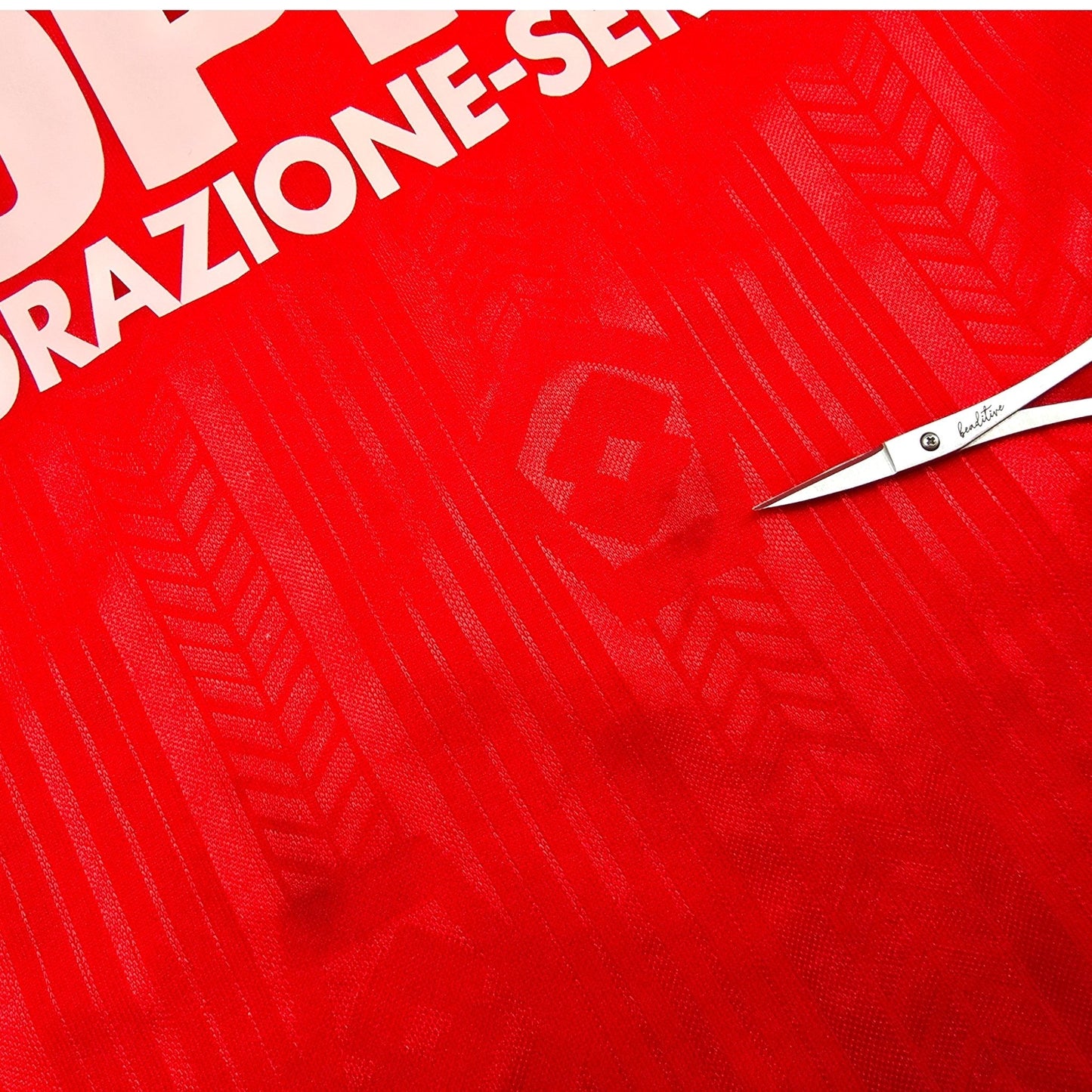 1998/99 Piacenza Home Football Shirt (M) Lotto #10 Stroppa