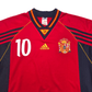 1998/99 Spain Home Football Shirt (M) Adidas #10 Raul