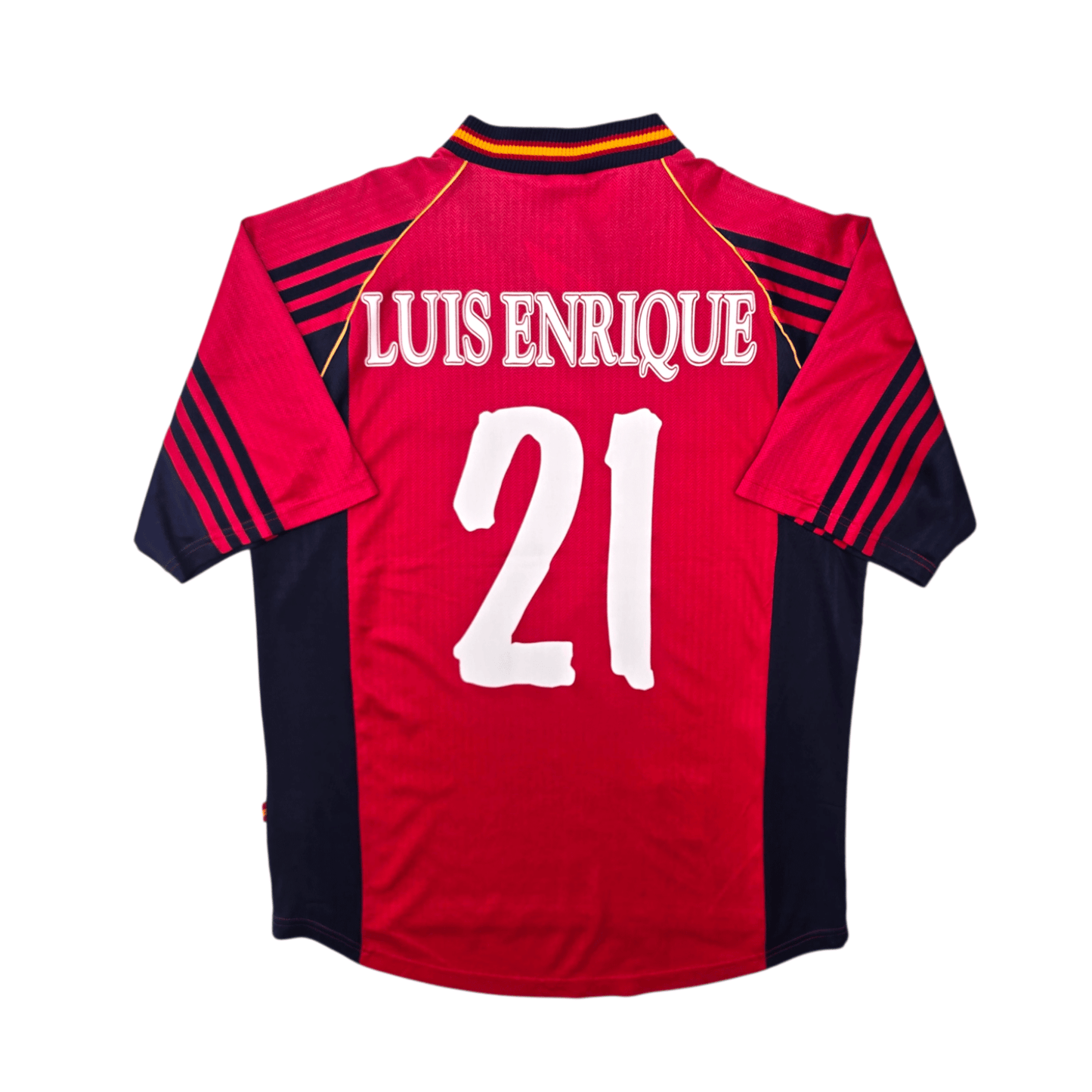 1998/99 Spain Home Football Shirt (M) Adidas #21 Enrique