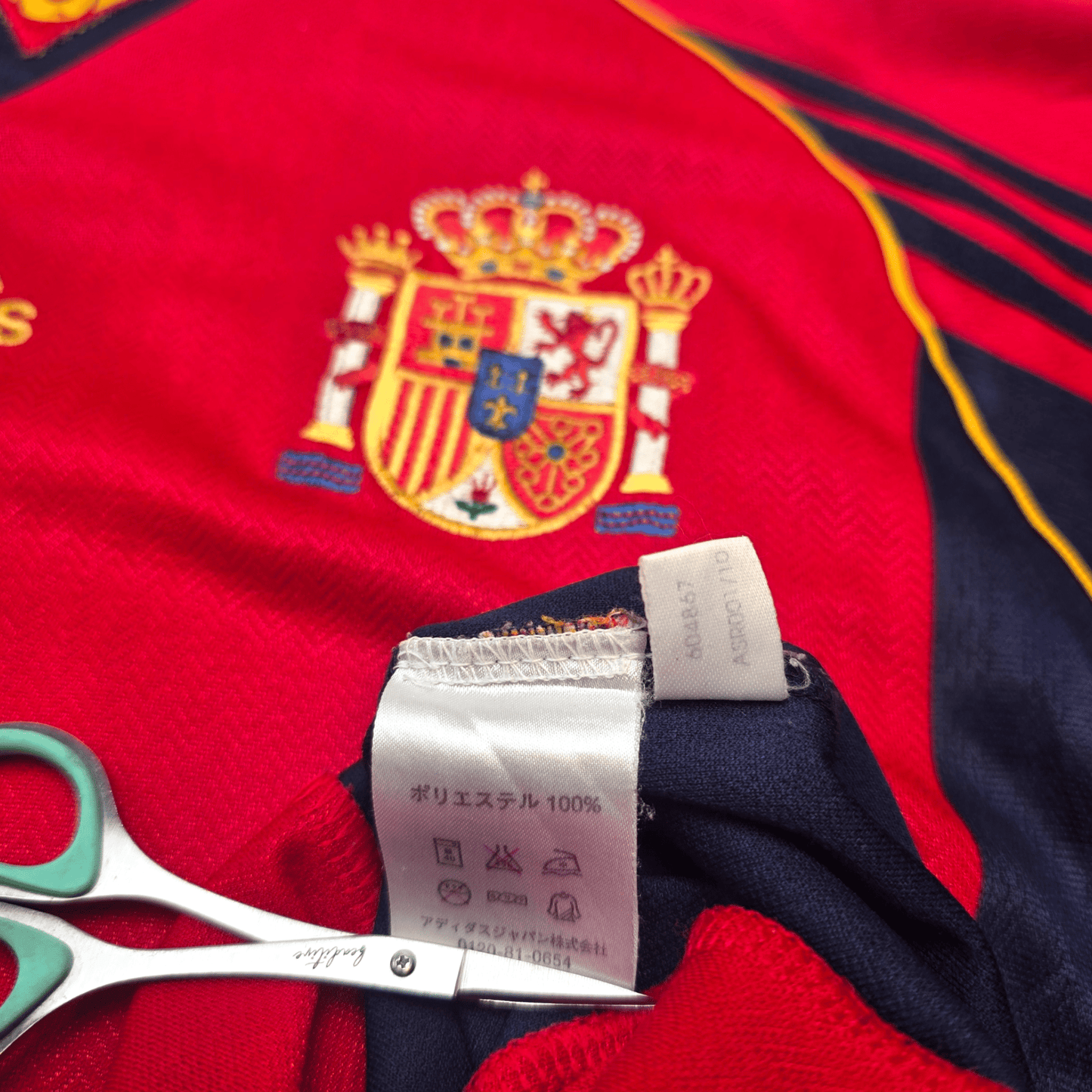 1998/99 Spain Home Football Shirt (M) Adidas #21 Enrique