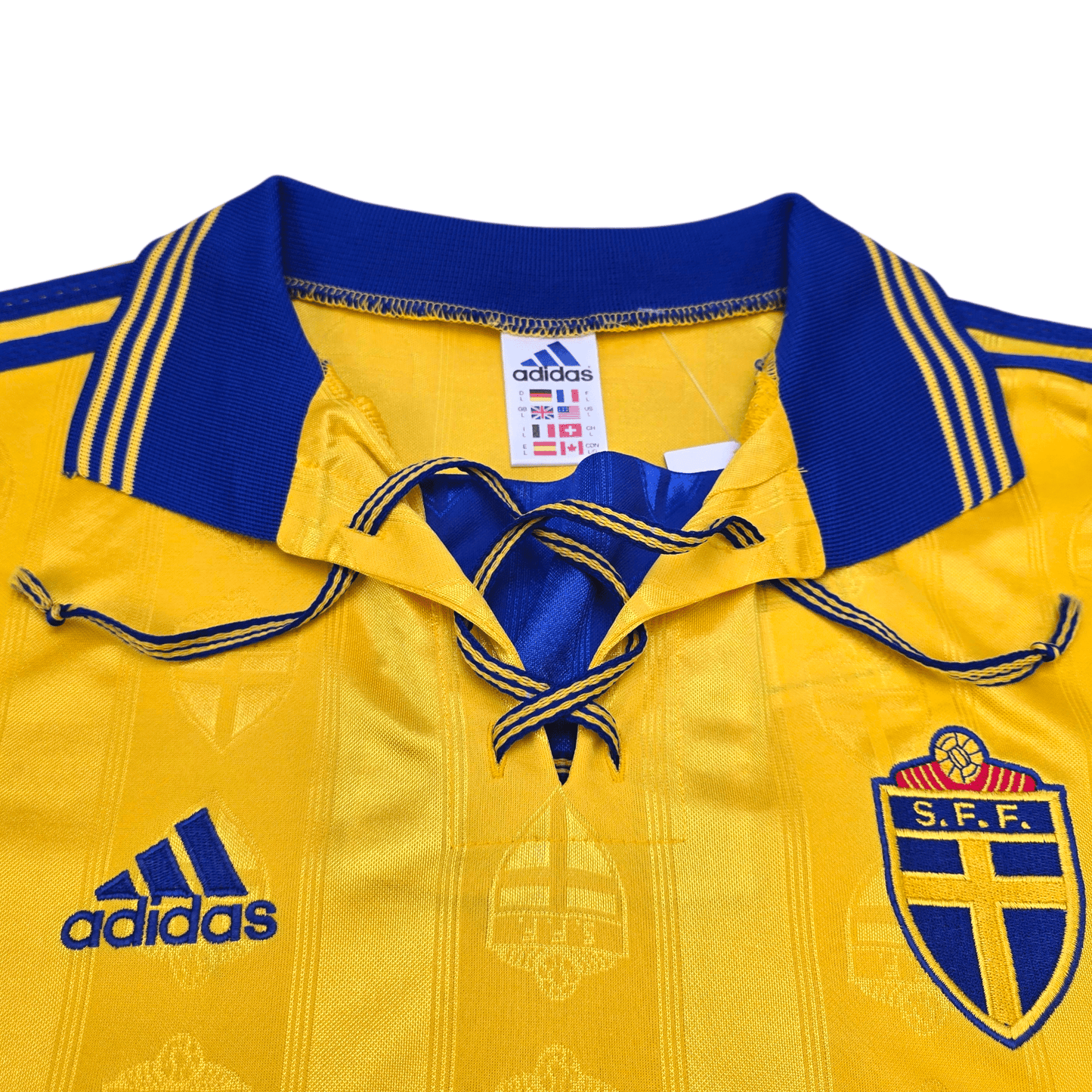 1998/99 Sweden Home Football Shirt (L) Adidas