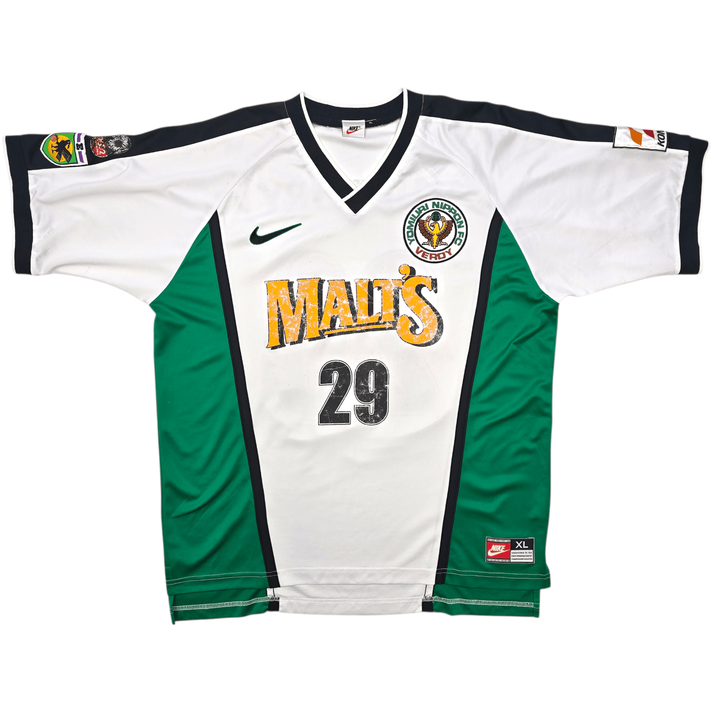 1998/99 Tokyo Verdy Away Football Shirt (L) Nike #29