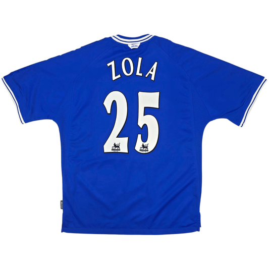 1999/00 Chelsea Home Football Shirt (XL) Umbro #25 Zola