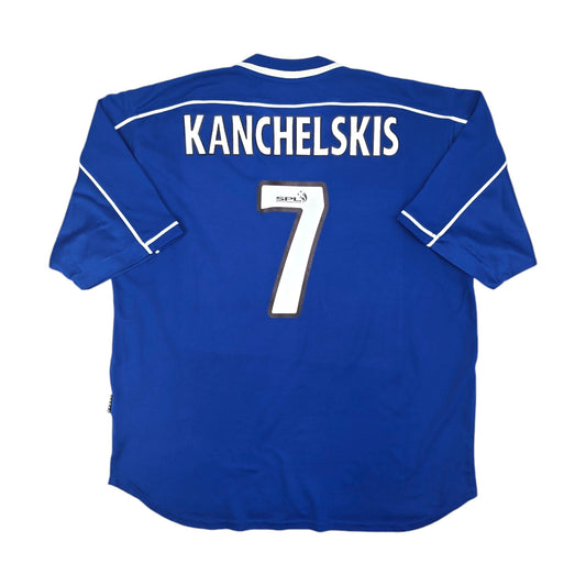 1999/00 Glasgow Rangers Home Football Shirt (XL) Nike #7 Kanchelskis