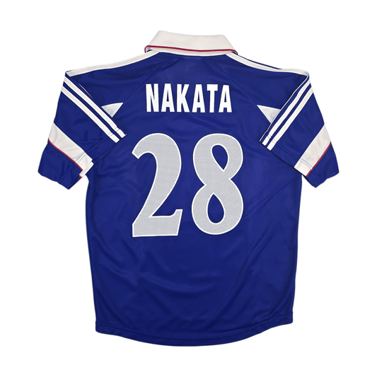 1999/00 Japan Home Football Shirt (S) Adidas #28 Nakata