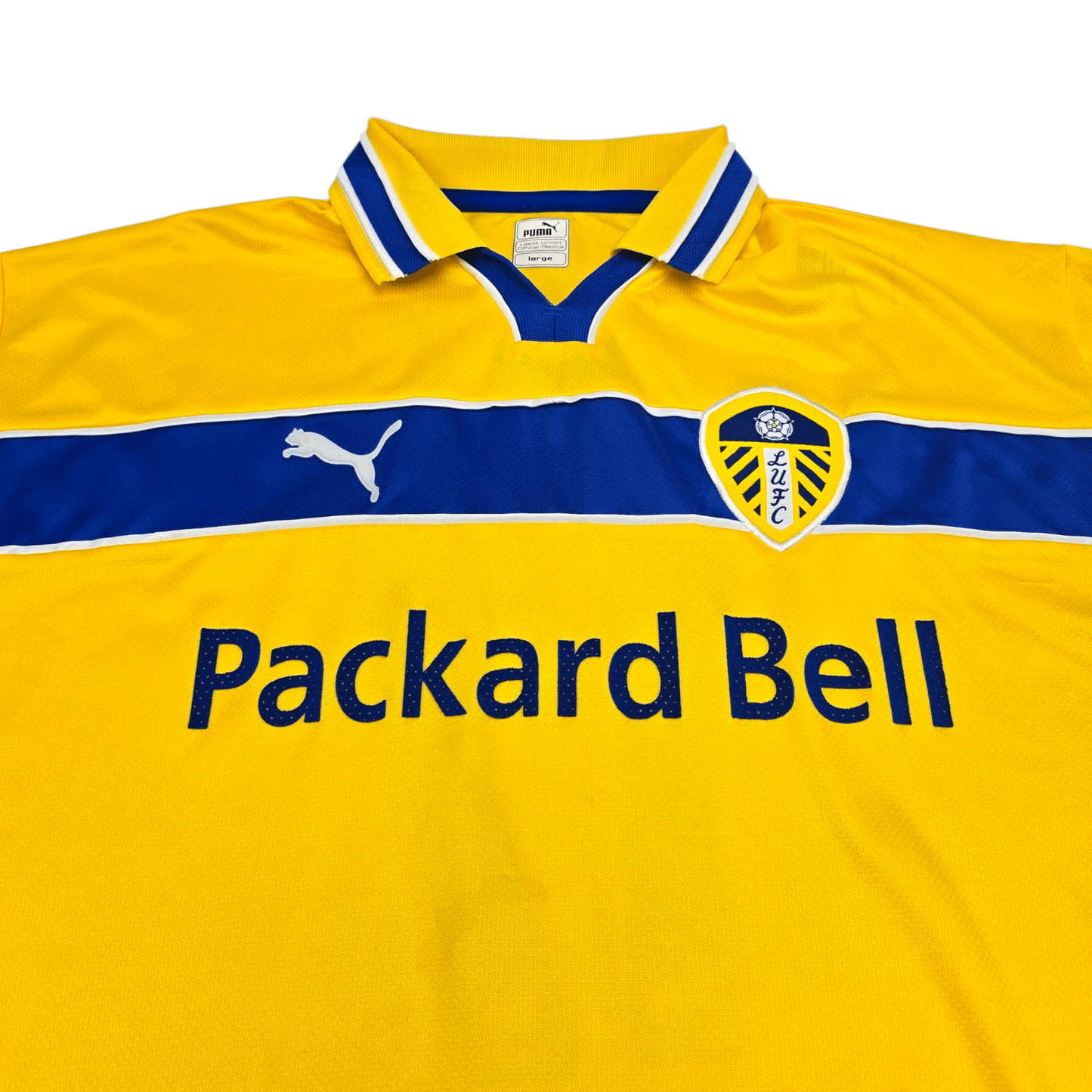 1999/00 Leeds United Third Football Shirt (L) Puma #17 Smith