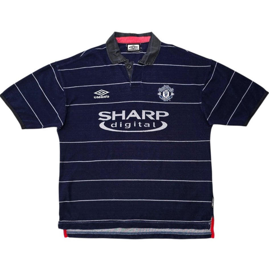 1999/00 Manchester United Away Football Shirt (M) Umbro
