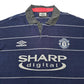 1999/00 Manchester United Away Football Shirt (M) Umbro
