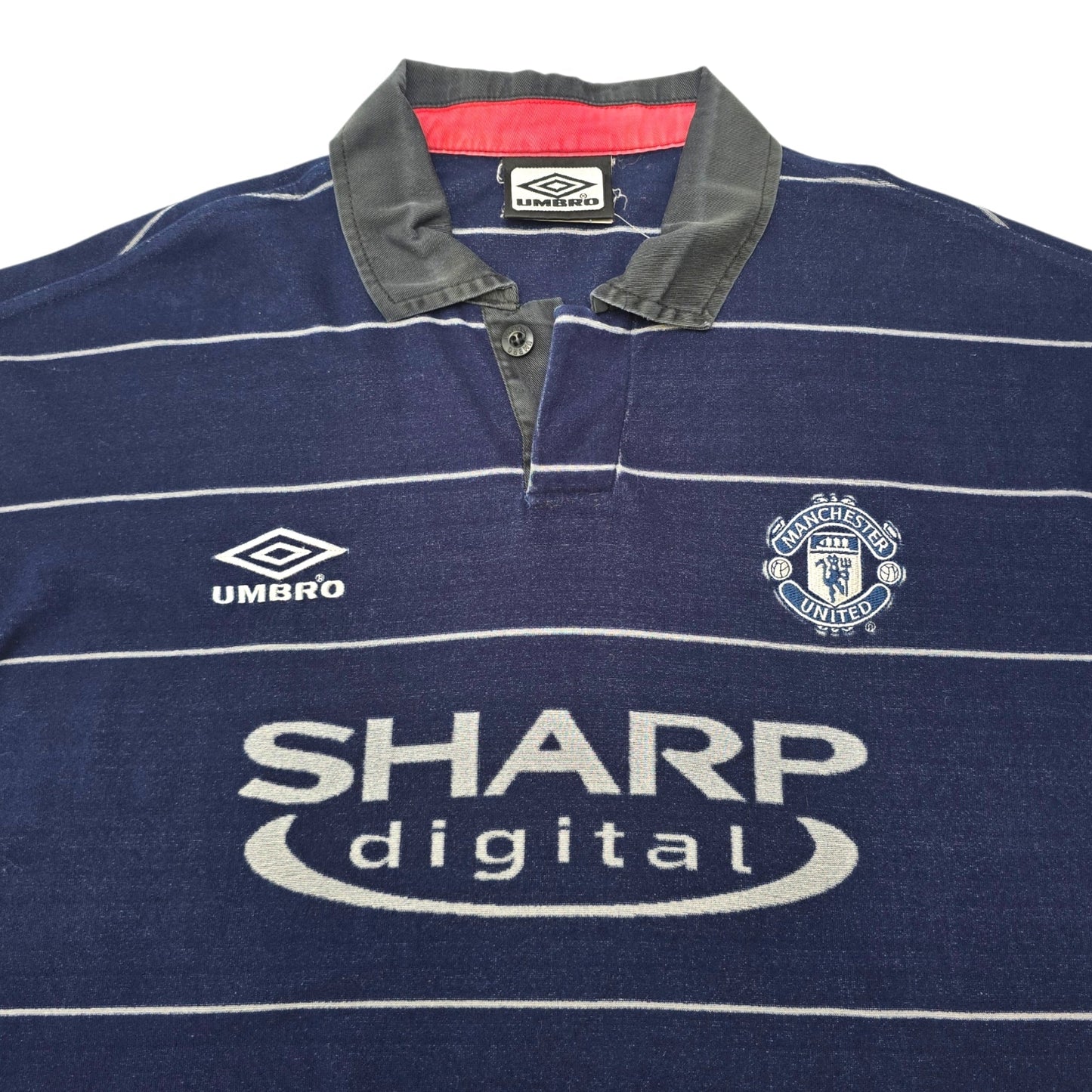 1999/00 Manchester United Away Football Shirt (M) Umbro