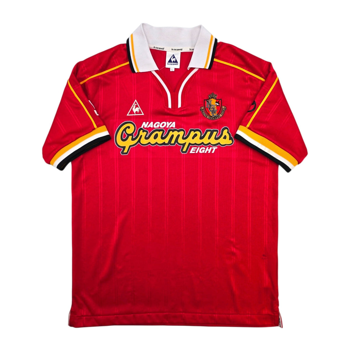 1999/00 Nagoya Grampus Eight Home Football Shirt (L) Le Coq Sportif
