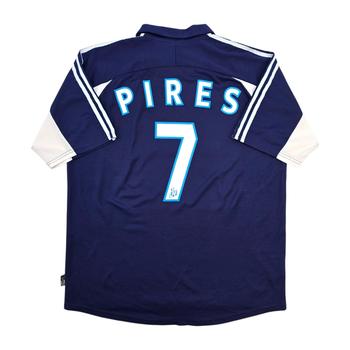 1999/00 Olympique Marseille Away Football Shirt (XL) Adidas #7 Pires