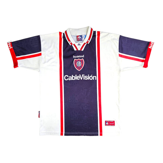 1999/00 San Lorenzo Away Football Shirt (XL) Luanvi # 18 (Netto)