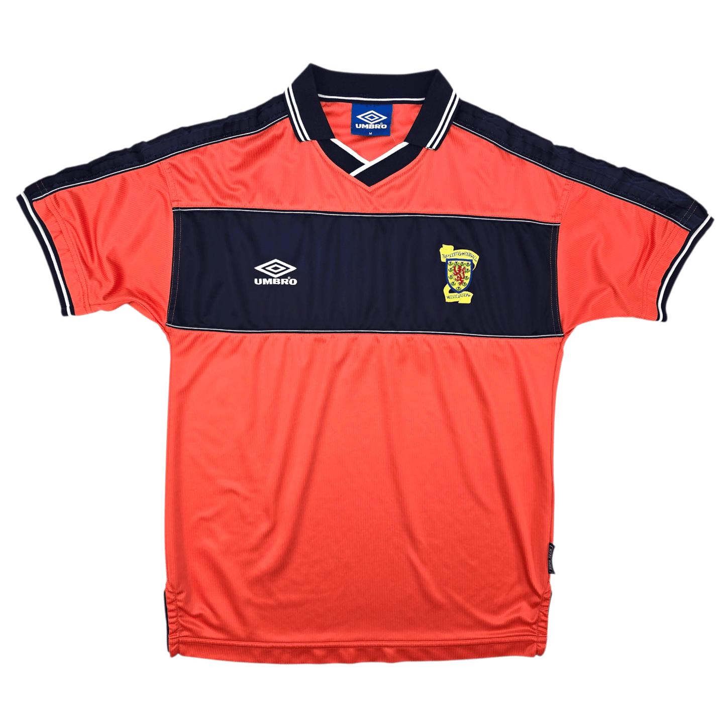 1999/00 Scotland Away Football Shirt (M) Umbro