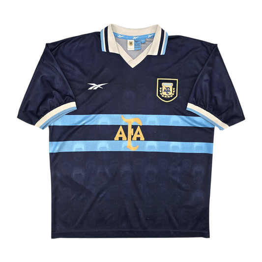 1999/01 Argentina Away Football Shirt (XL) Reebok