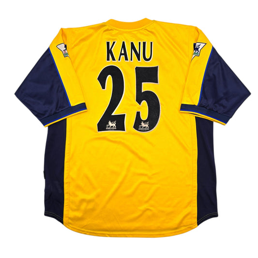 1999/01 Arsenal Away Football Shirt (XL) Nike #25 Kanu
