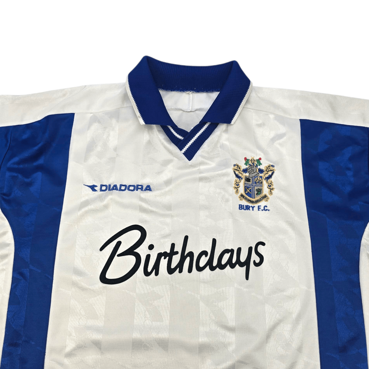 1999/01 Bury FC Home Football Shirt (L) Diadora