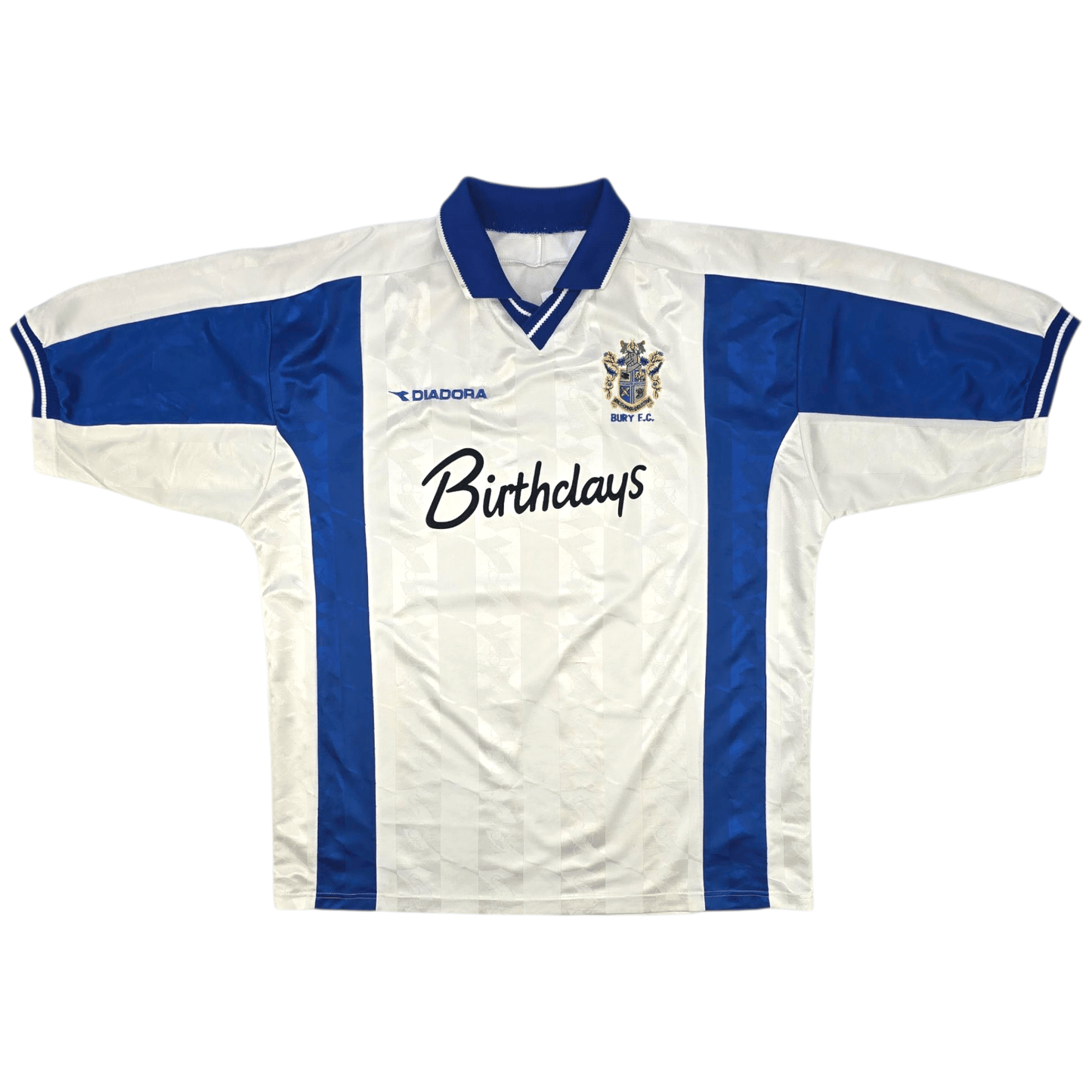 1999/01 Bury FC Home Football Shirt (L) Diadora