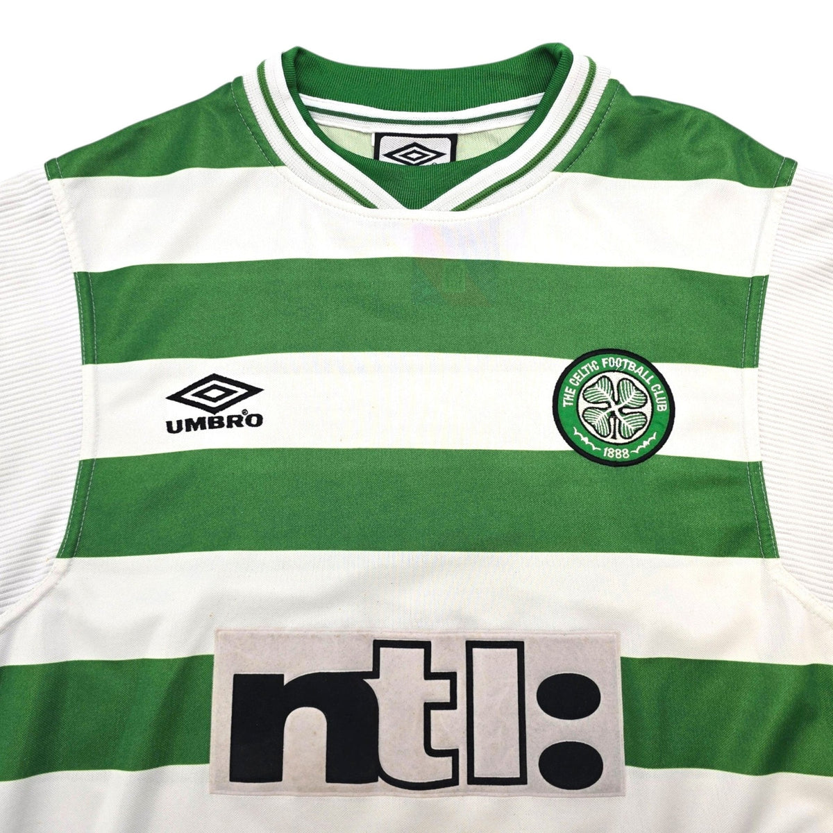 1999/01 Celtic Home Football Shirt (S) Umbro
