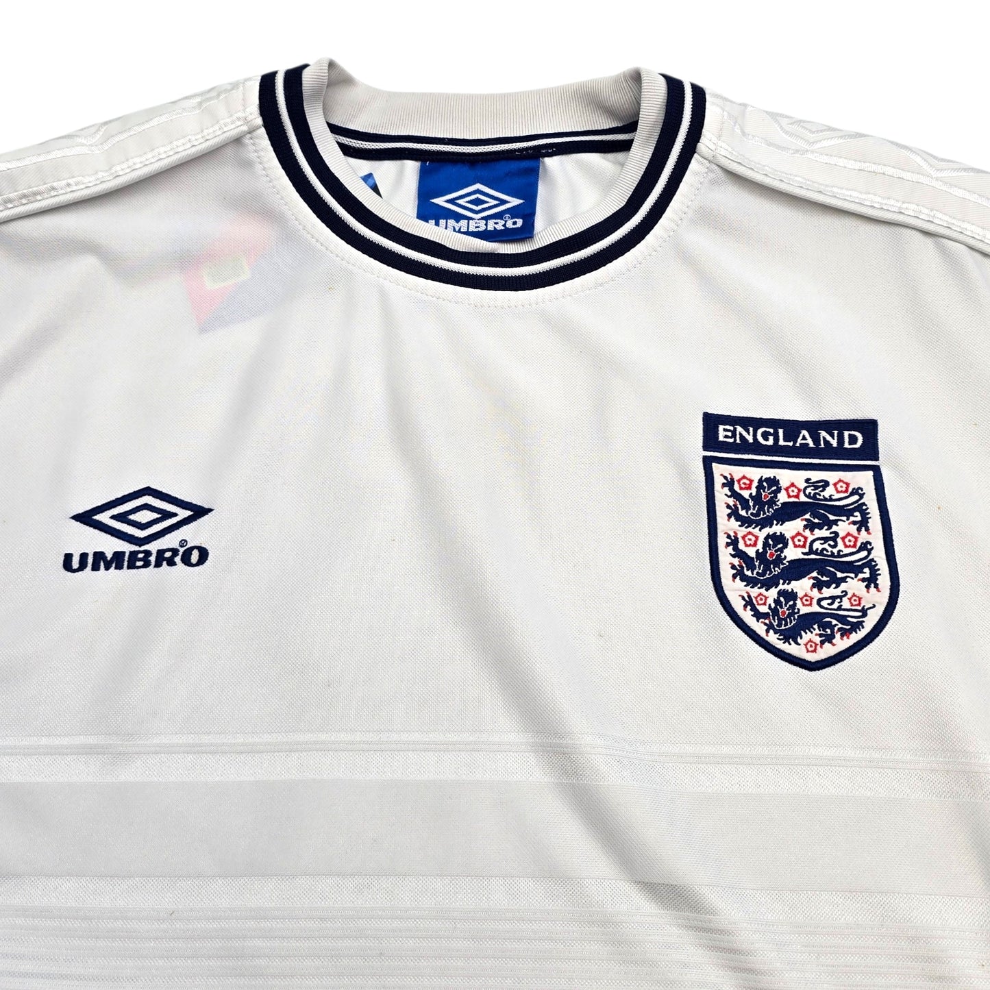 1999/01 England Home Football Shirt (M) Umbro